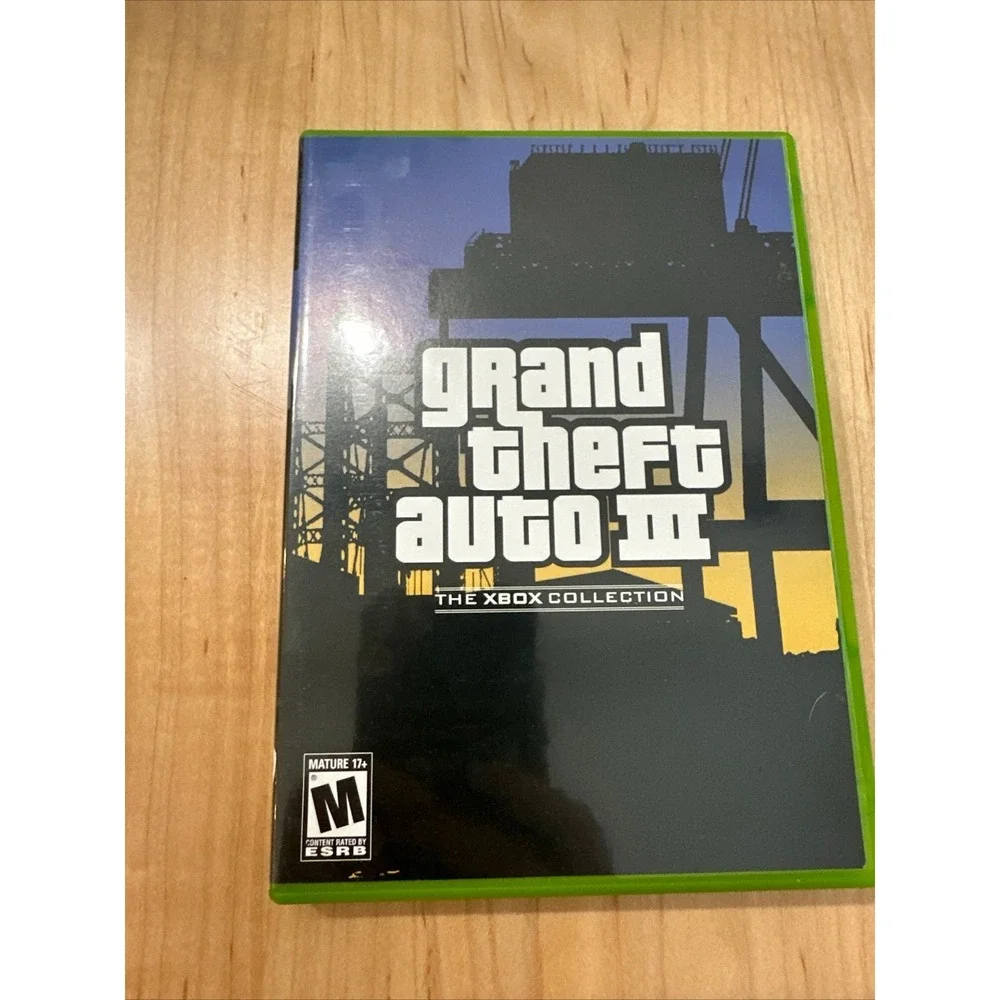 Grand Theft Auto Double Pack (Microsoft Xbox, 2003) Rockstar Games Auto 3 & Vice